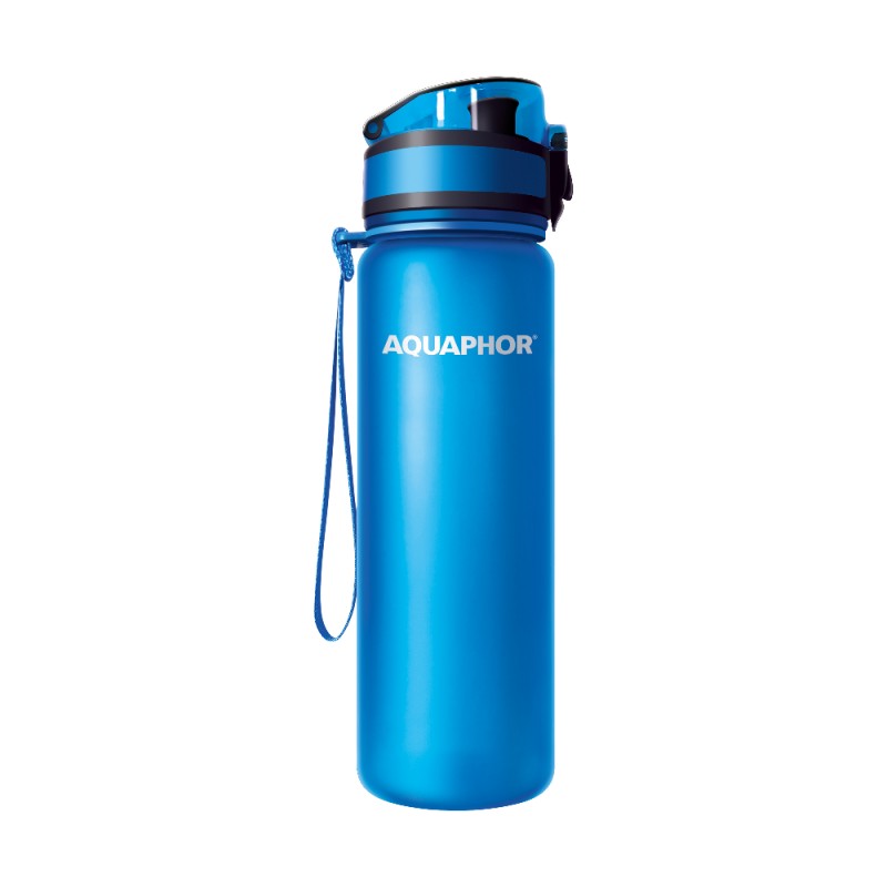 Aquaphor City Bottle 500ml (Blue) Μπουκάλι με Φίλτρο Νερού - Aquaphor