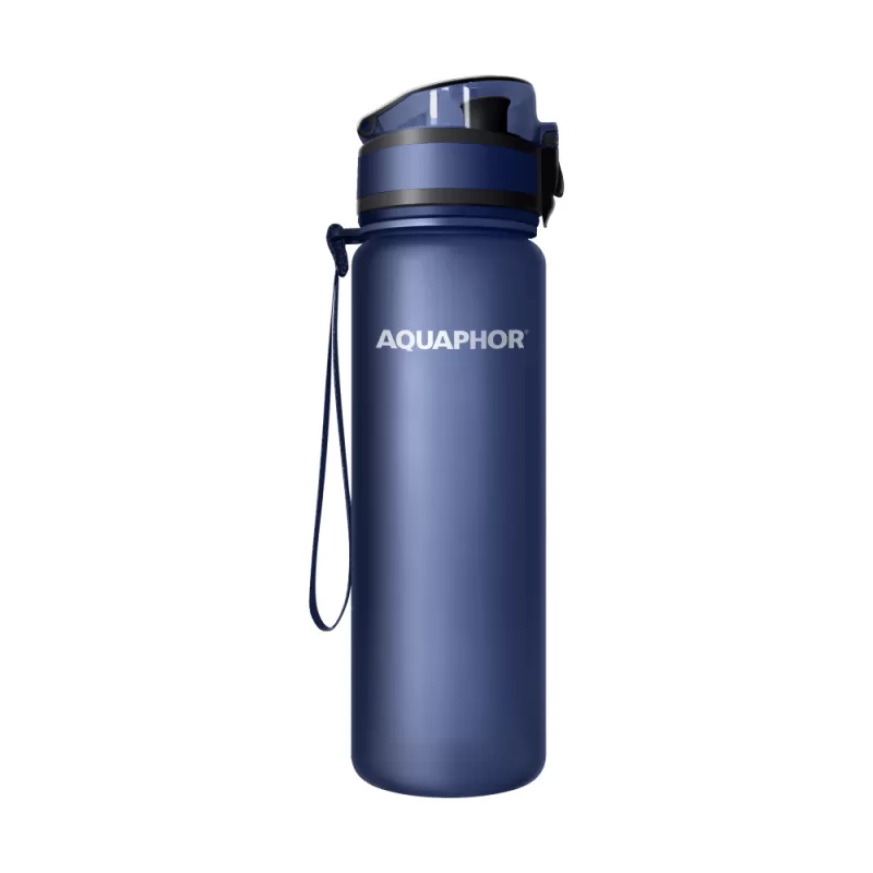 Aquaphor City Bottle 500ml (Navy Blue) Μπουκάλι με Φίλτρο Νερού - Aquaphor