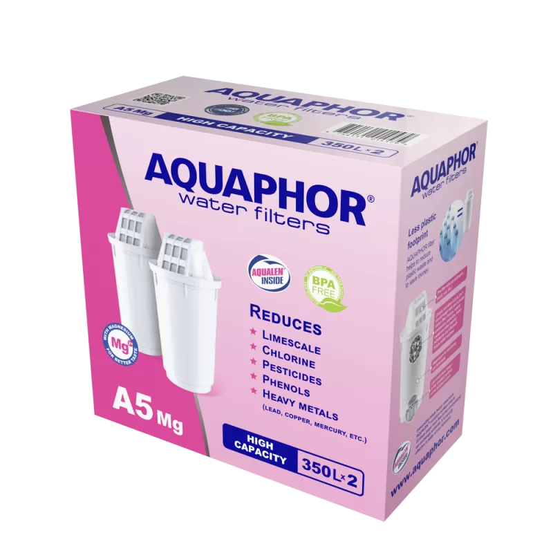 Aquaphor A5 Mg (2 Τεμαχίων) Ανταλλακτικό Φίλτρο