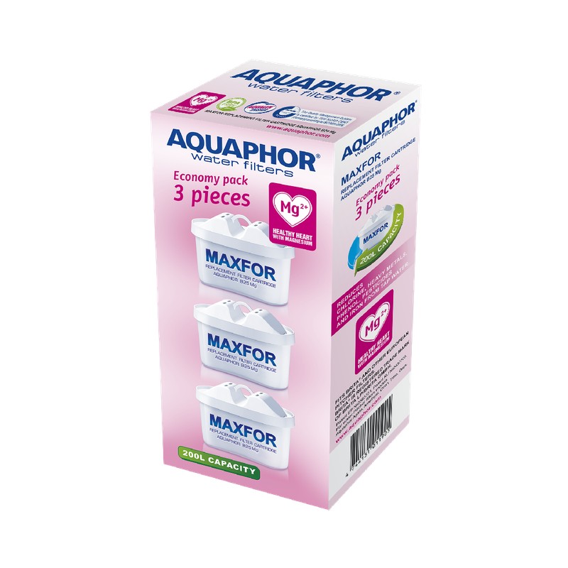 Aquaphor Maxfor+ Mg (3τεμ) Ανταλλακτικό Φίλτρο - Aquaphor