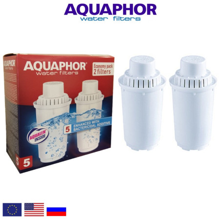 Aquaphor B100-5 (2 τεμαχίων) Ανταλλακτικό Φίλτρο - Aquaphor