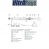 UltraRays UV 11 Watt Πλήρες Σύστημα Λάμπας UV